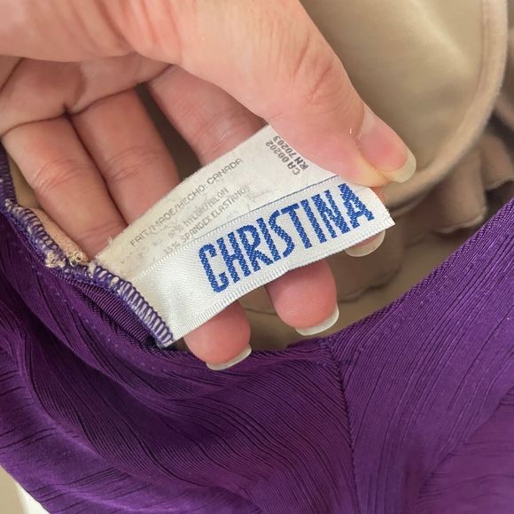 VintageĀ PurpleāSwimsuit - Picture 3 of 3